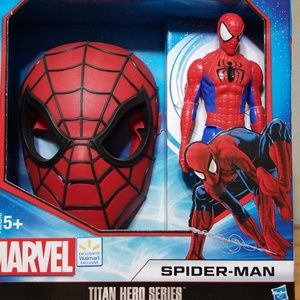 Spiderman and spiderman mask